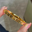 Bracelet fin or