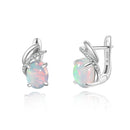 Boucle d'oreille femme opale