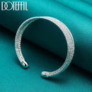 Bracelet argent femme grosse maille