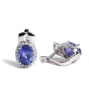 Boucle d'oreilles tanzanite femme