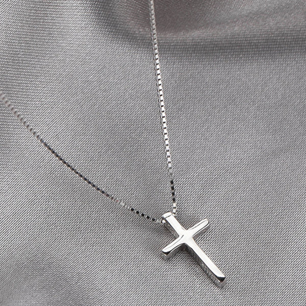 Croix argent pendentif