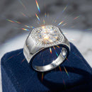 Bague tank argent