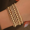 Bracelet femme dorée (7 pièces)