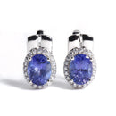 Boucle d'oreilles tanzanite femme