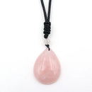 Pendentif quartz rose