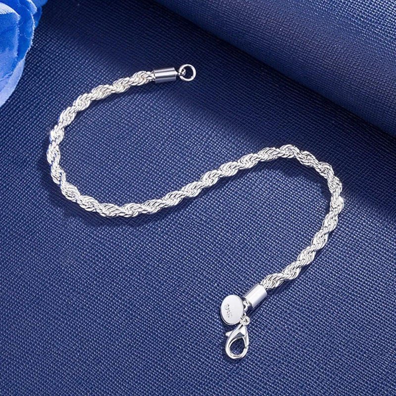 Bracelet fin argent