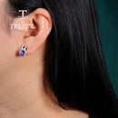 Boucle d'oreilles tanzanite femme