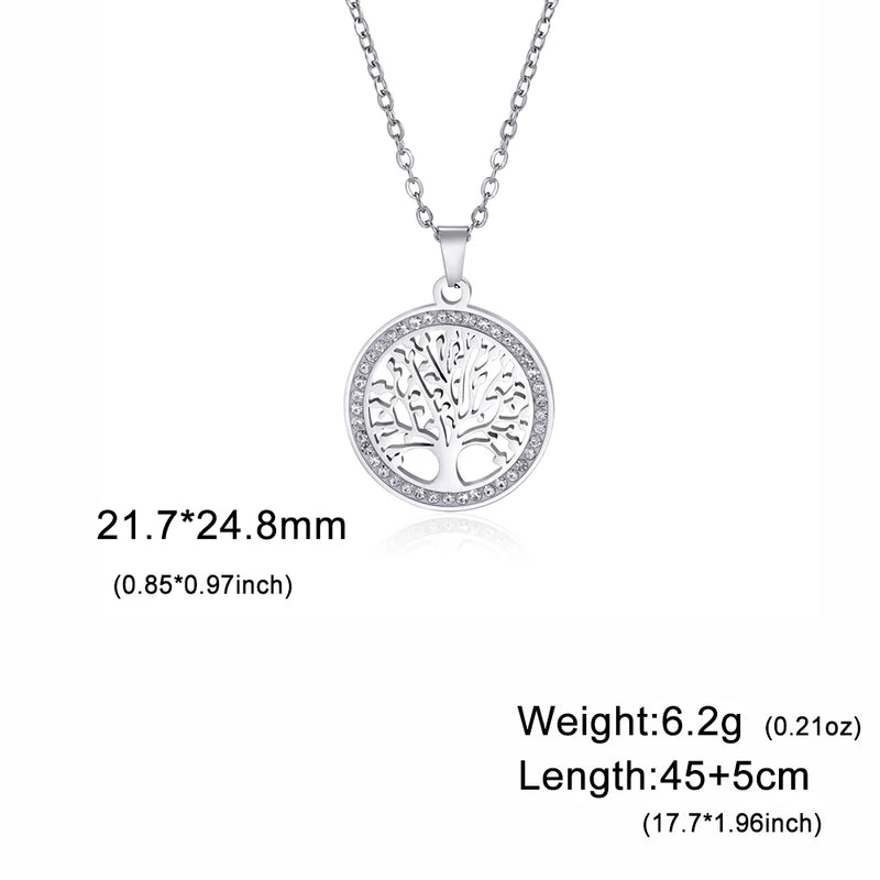 Arbre de vie pendentif argent