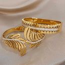 Bracelet jonc plaqué or