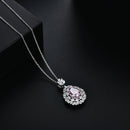 Collier pierre rose
