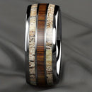 Bague argent et bois