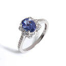 Bagues en tanzanite