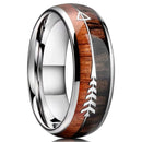 Bague argent bois