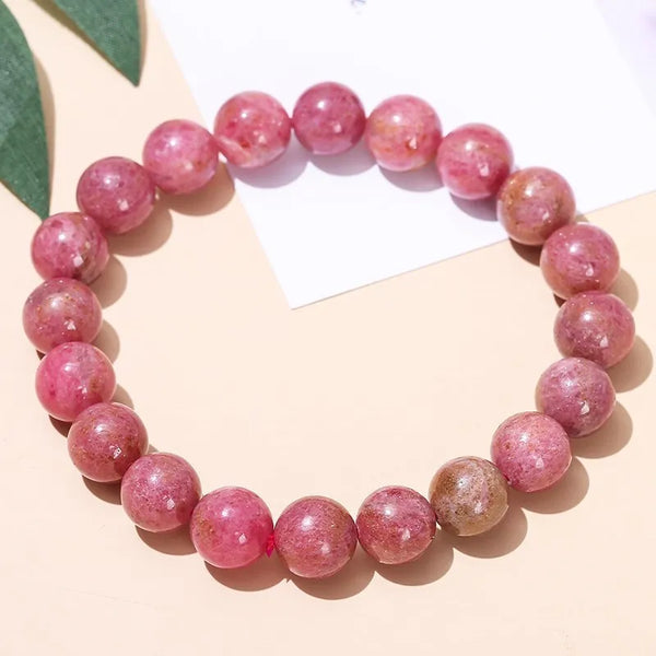 Bracelet en rhodochrosite