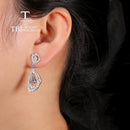 Boucles d'oreilles argent et tanzanite