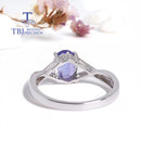 Bague tanzanite argent