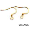 Crochet boucle d oreille acier inoxydable