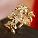 Bague femme feuille