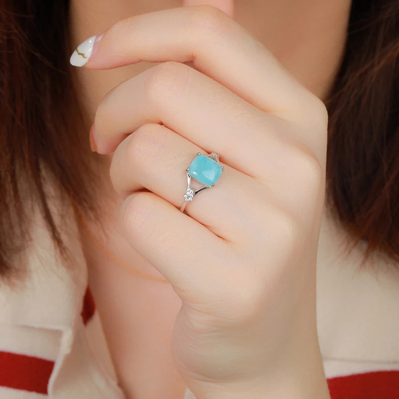 Bague en larimar