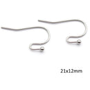 Crochet boucle d oreille acier inoxydable