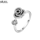 Bague marguerite argent