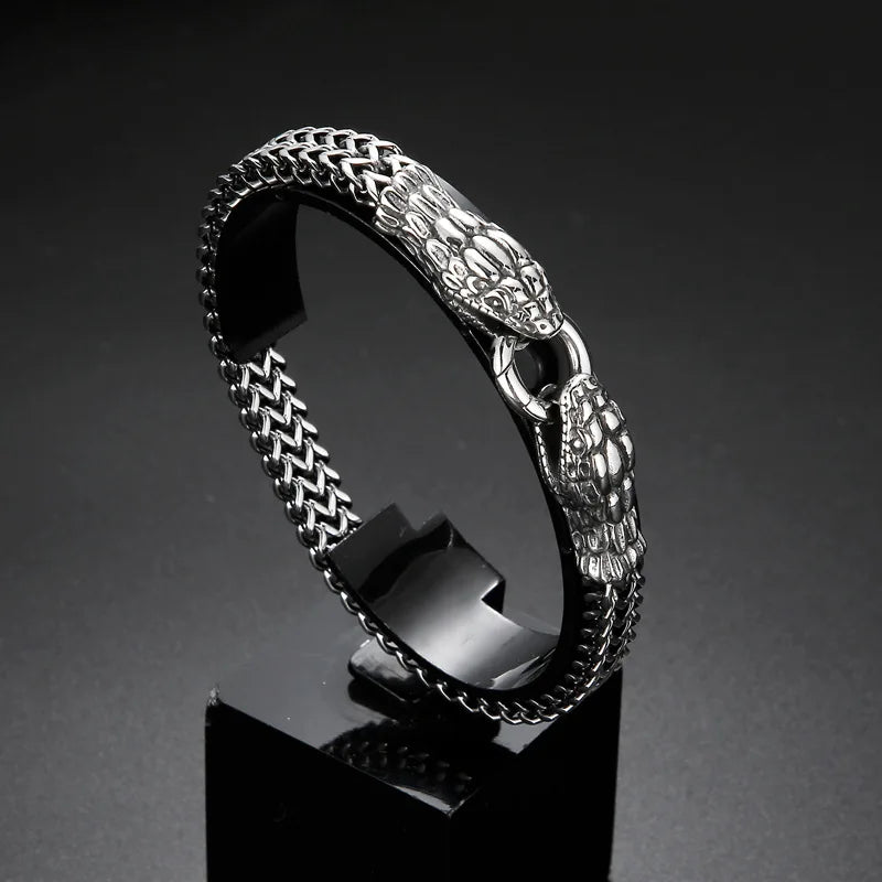 Bracelet maille serpent