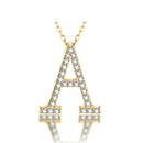 Collier lettre initiale