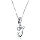 Collier initiale argent