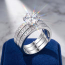 Bague triple anneaux