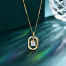 Collier argent femme pierre