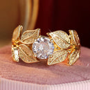 Bague de promesse dorée