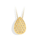 Collier oeuf dorée