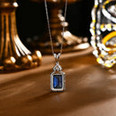 Collier pierre bleu