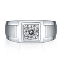 Bague carrée femme argent