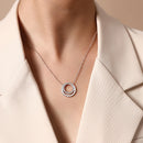 Collier rond en argent