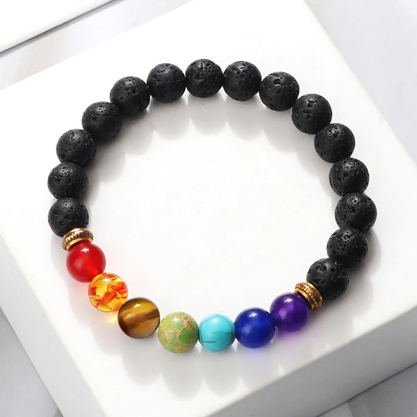 Bracelet pierre naturelle 7 chakras