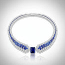 Collier saphir femme