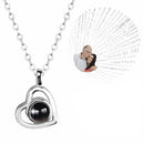 Pendentif photo coeur