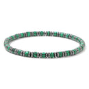 Bracelet perles plates