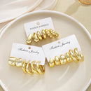 Boucles d'oreille dorées (18 pièces)