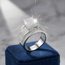 Bague diamant moissanite