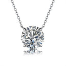 Collier diamant moissanite