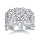 Bague argent et zirconium femme