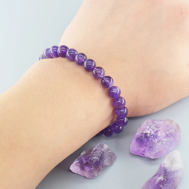 Bracelet en améthyste