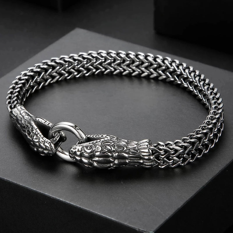 Bracelet maille serpent