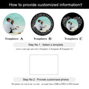 Bracelet avec photo a l'interieur