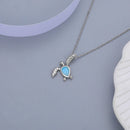 Collier tortue larimar