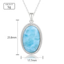 collier larimar argent