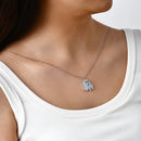 Collier fantôme argent