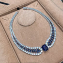 Collier saphir femme